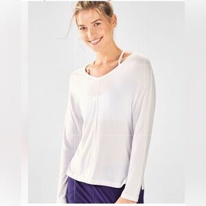 Fabletics NWT Lydia Long Sleeve Tee SZ L